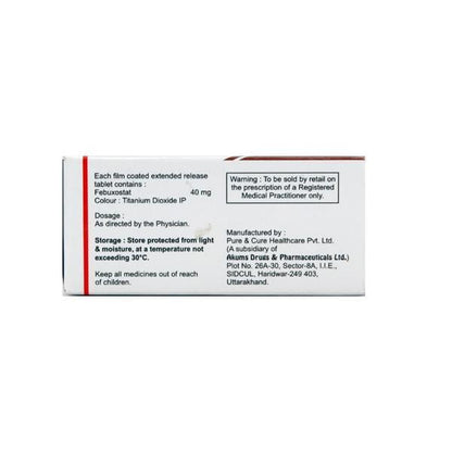 Segera ER 40mg Tablet 10'S