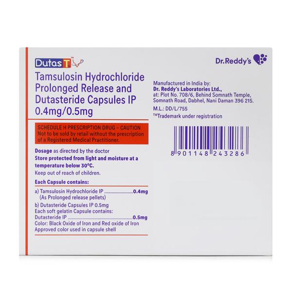 DUTAS T + Capsule 15's