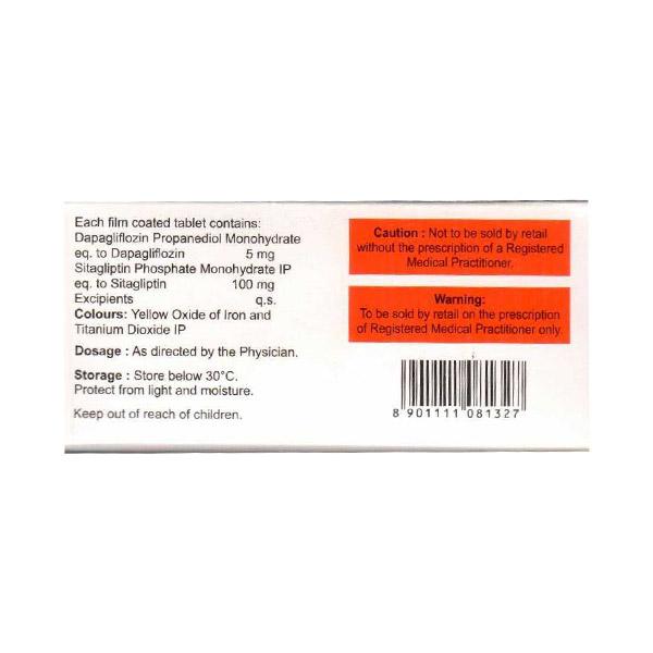 DAPALEX S 5/100 Tablet 10's