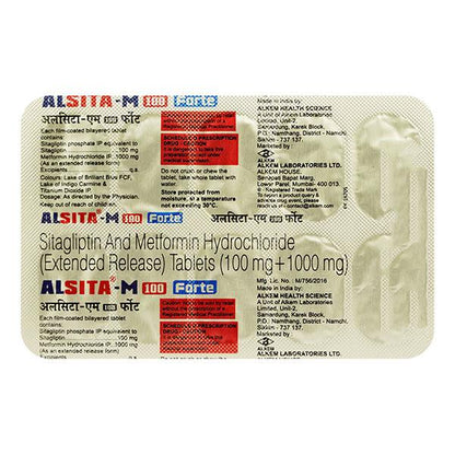 ALSITA M 100 FORTE Tablet 10's