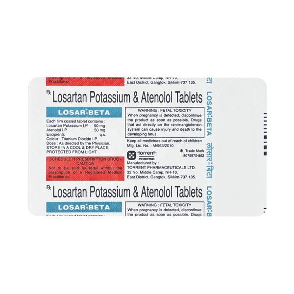 LOSAR BETA Tablet 15's