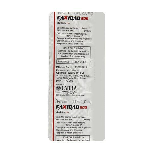 Faxicad 200mg Tablet 10'S
