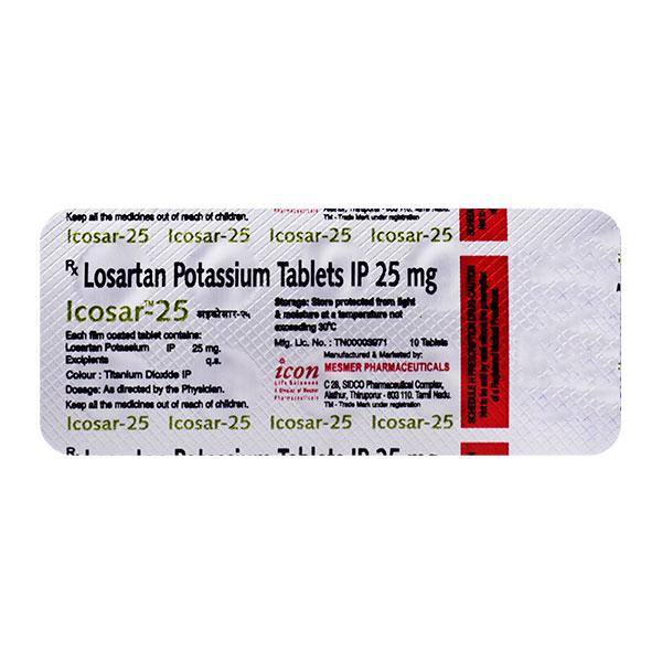 ICOSAR 25mg Tablet 10's