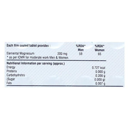 Ultra Magnesium 200mg Tablet 15'S