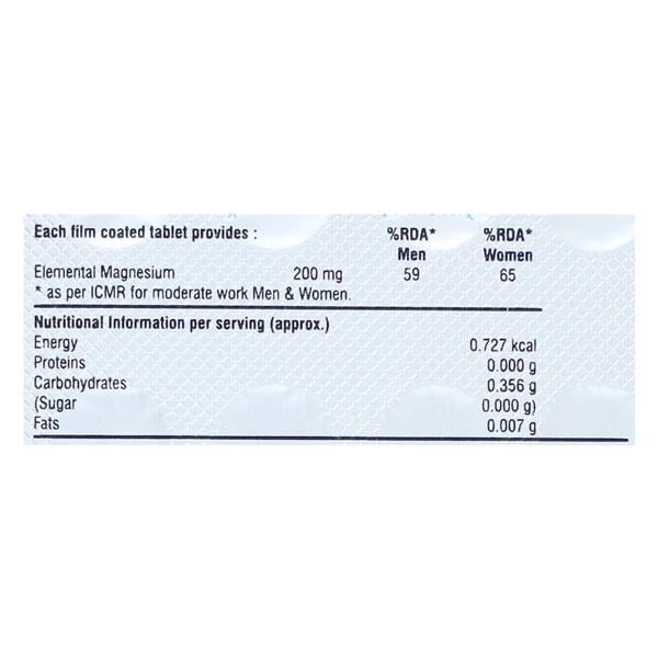 Ultra Magnesium 200mg Tablet 15'S