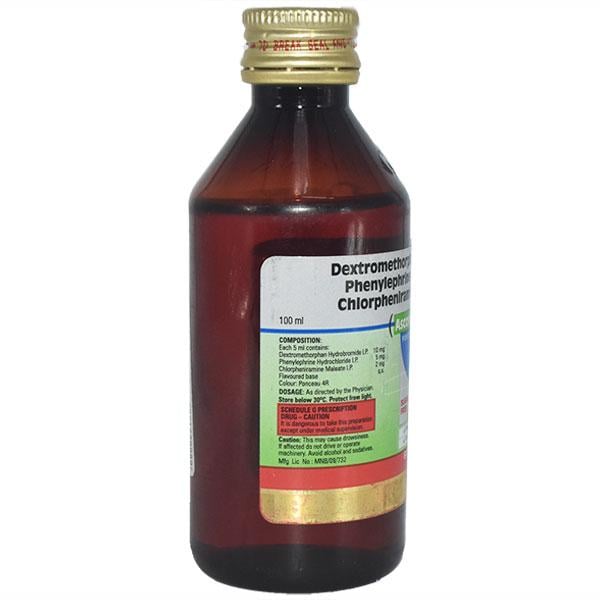 Ascoril D Plus SUGAR FREE Syrup 100ml