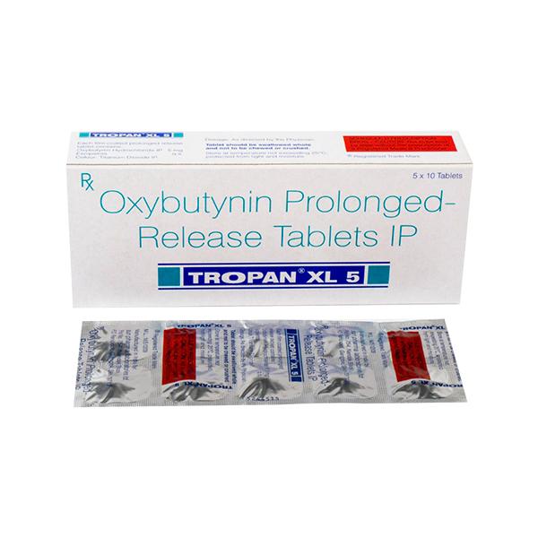 Tropan XL 5mg Tablet 10'S
