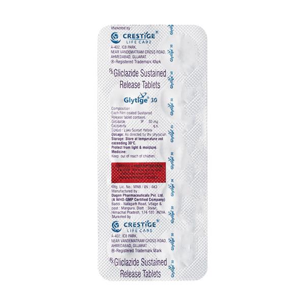 GLYTIGE 30 Tablet 10's