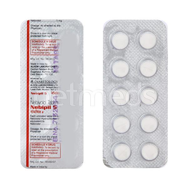 Nebipil 5mg Tablet 10'S