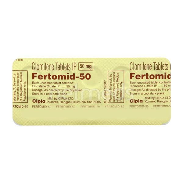 Fertomid 50mg Tablet 10'S