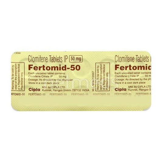 Fertomid 50mg Tablet 10'S