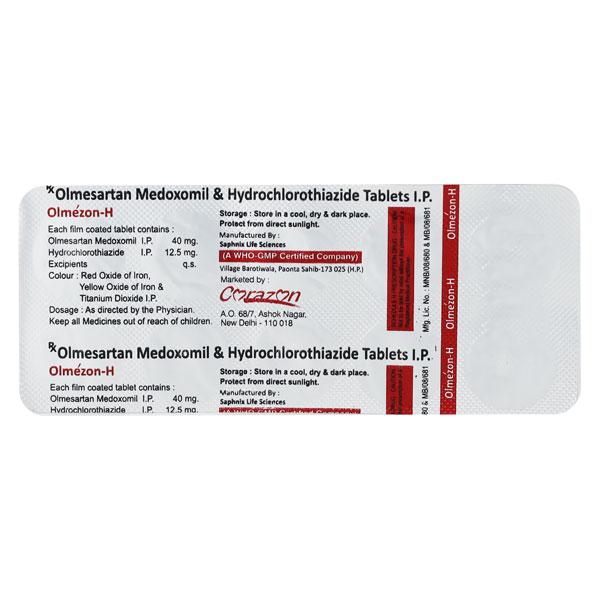 OLMEZON H 40mg Tablet 10's