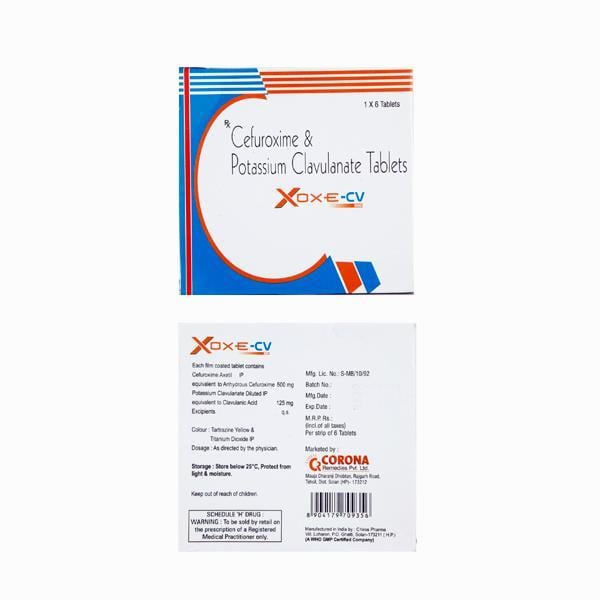 Xoxe CV 500mg Tablet 6'S