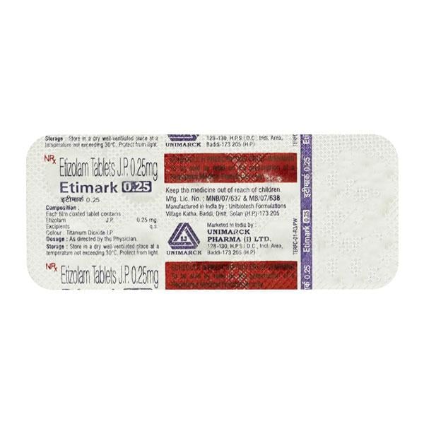 ETIMARK 0.25 Tablet 10's