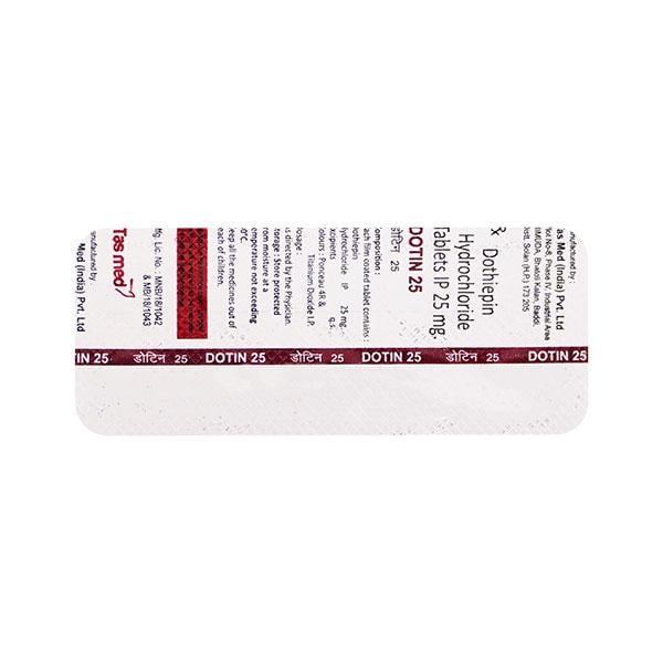 DOTIN 25mg Tablet 10's