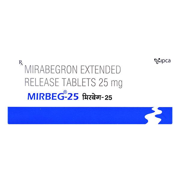 Mirbeg 25mg Tablet 10'S