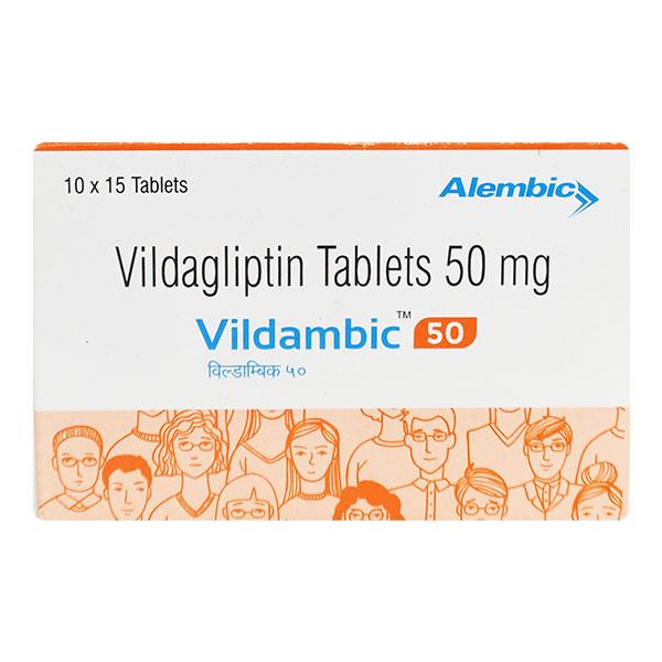 VILDAMBIC 50 Tablet 15's