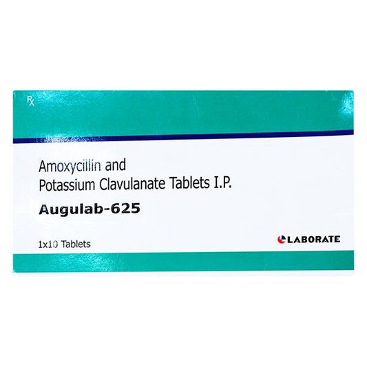 AUGULAB 625mg Tablet 10's