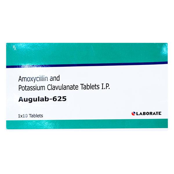 AUGULAB 625mg Tablet 10's