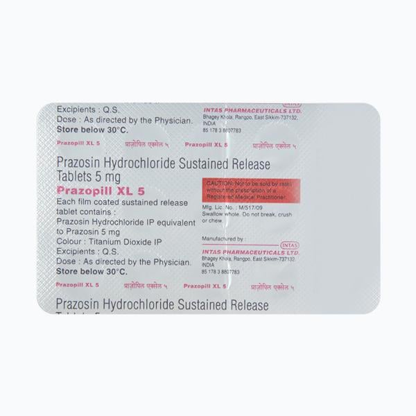 Prazopill XL 5mg Tablet 15'S