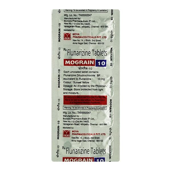 MOGRAIN 10mg Tablet 10's