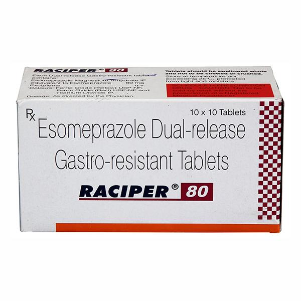 RACIPER 80 Tablet 10's