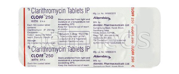 Cloff 250mg Tablet 10'S