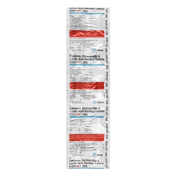 Cefi XL D RF 200mg Tablet 10'S