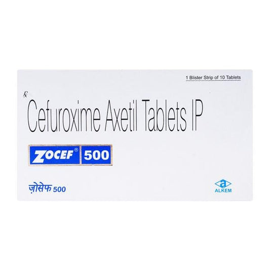 Zocef 500mg Tablet 10'S