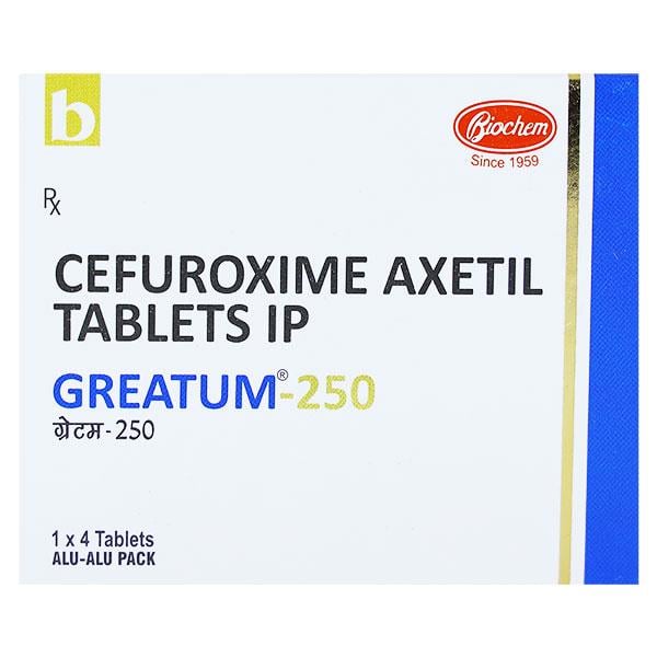 Greatum 250mg Tablet 4'S