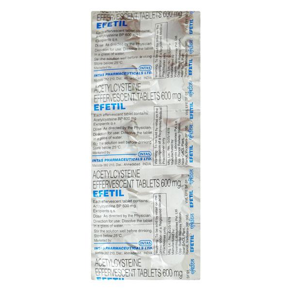 Efetil 600mg Tablet 10'S