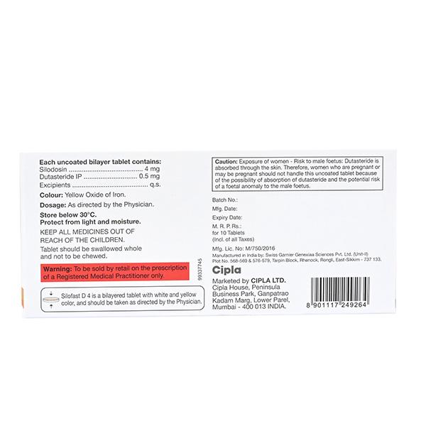 SILOFAST D 4 Tablet 10's