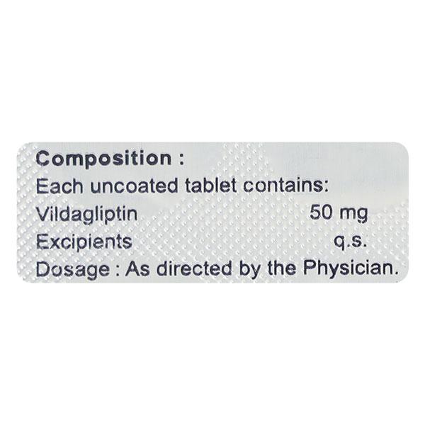 VILDUS 50mg Tablet 15's