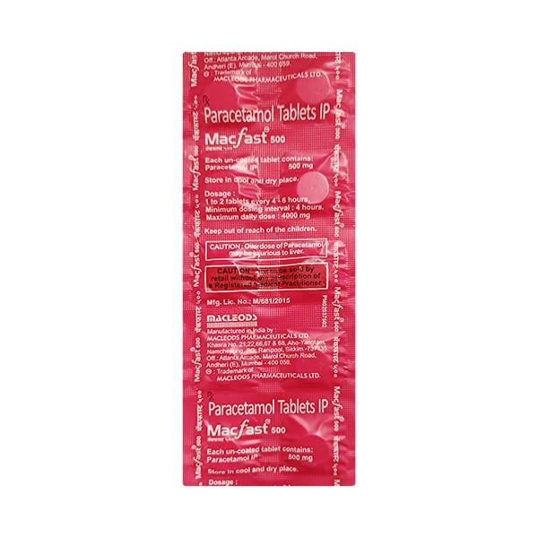 Macfast 500mg Tablet 10'S