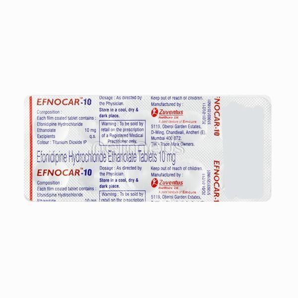 Efnocar 10mg Tablet 10'S