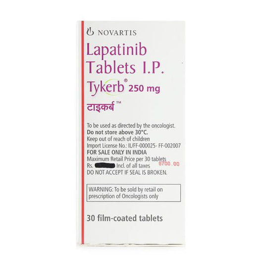 Tykerb 250mg Tablet 30'S