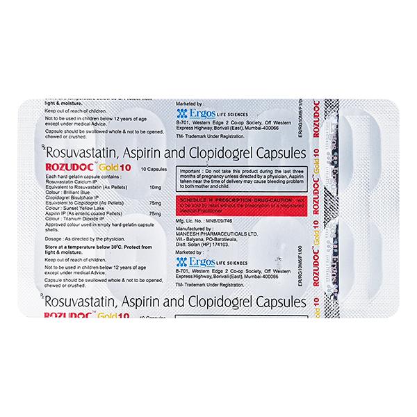 ROZUDOC GOLD 10 Capsule 10's