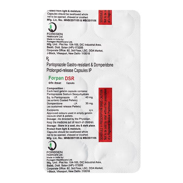 FORPAN DSR Capsule 10's