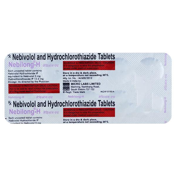 Nebilong H Tablet 10'S