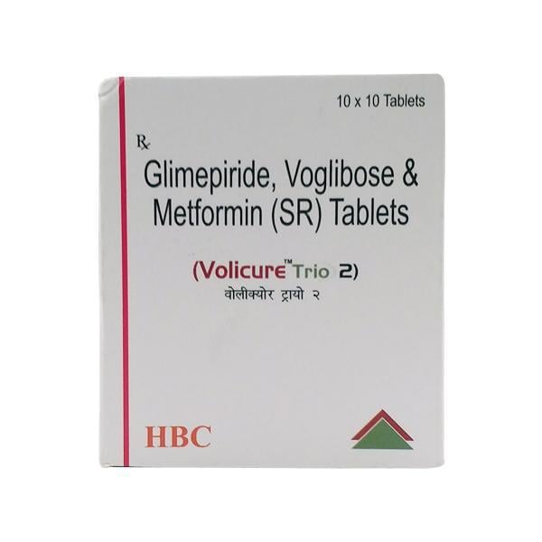 Volicure Trio 2 Tablet 10'S