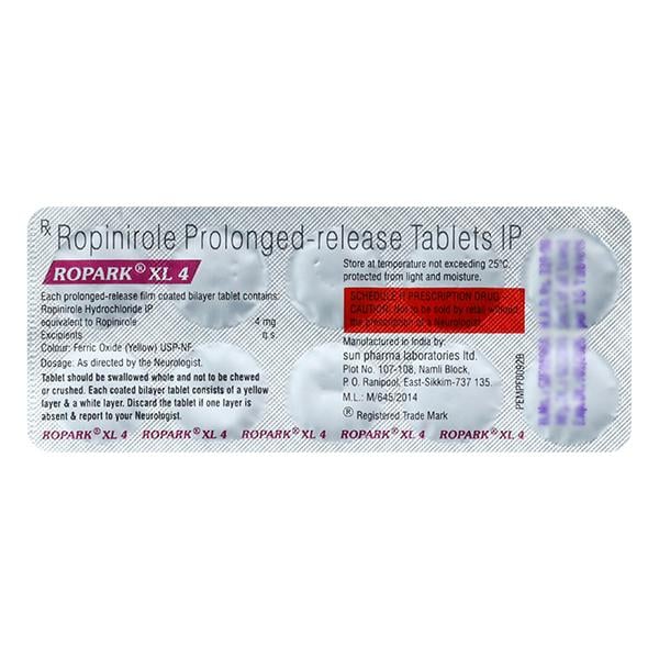 Ropark XL 4mg Tablet 10'S