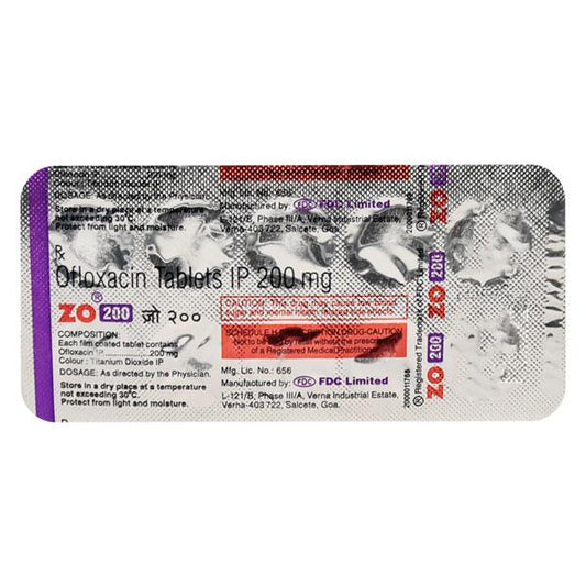 ZO 200mg Tablet 10'S