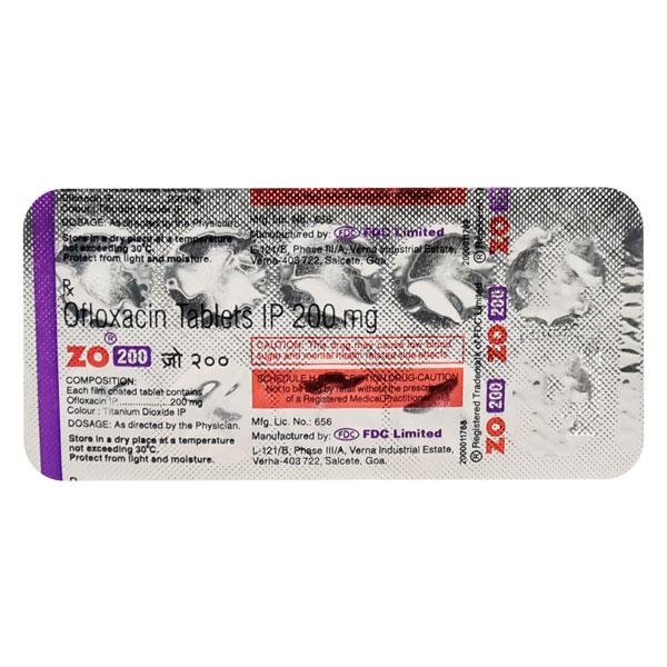 ZO 200mg Tablet 10'S