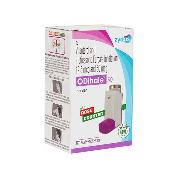 ODIHALE 50 WITH DOSE COUNTER Inhaler 120md