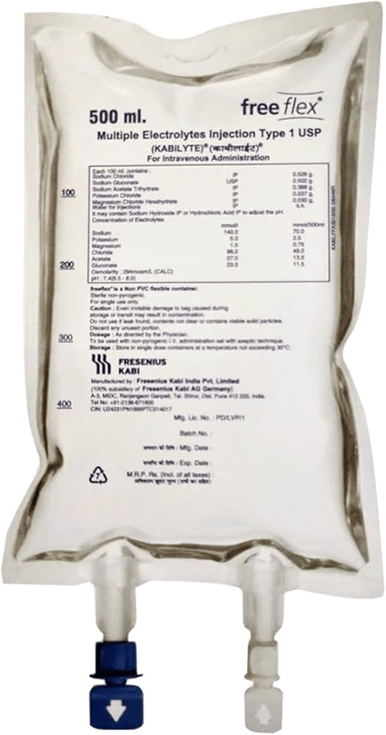 Kabilyte 500ml Injection - Global Surgicals