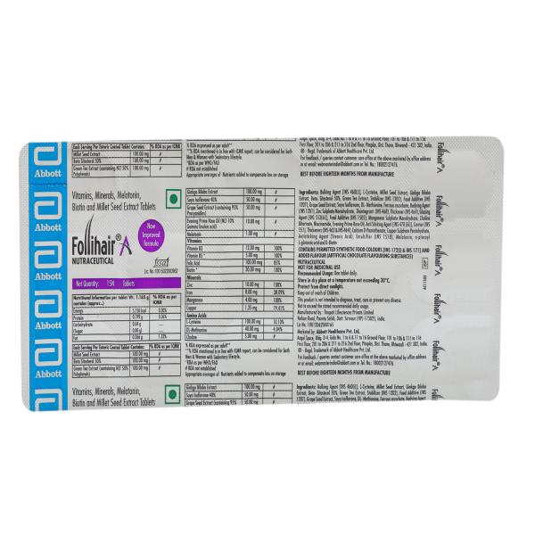 FOLLIHAIR A Tablet 15's