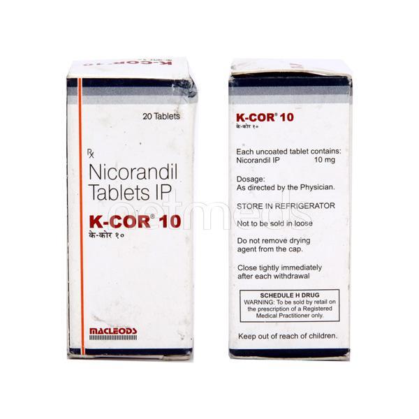 Kcor 10mg Tablet 20'S - Global Surgicals