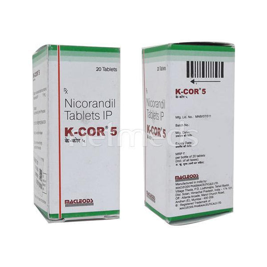 Kcor 5mg Tablet 20'S - Global Surgicals