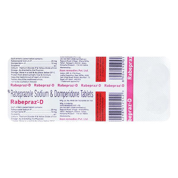 RABEPRAZ D Tablet 10's