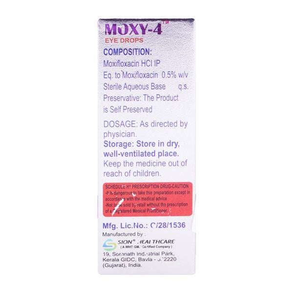MOXY 4 Eye Drops 5ml